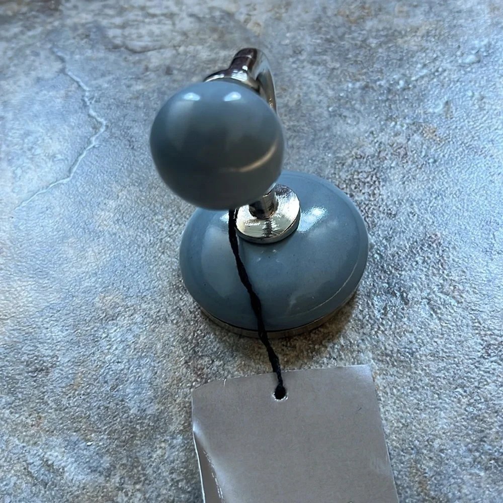 Anthropologie Ceramic Wall Hook Set of 5 NIP